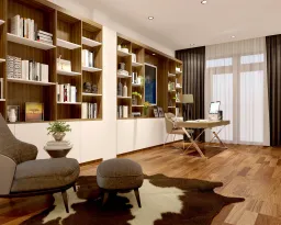 Phòng làm việc - Nhà phố Quận 11 268m2 - Phong cách Modern + Scandinavian 