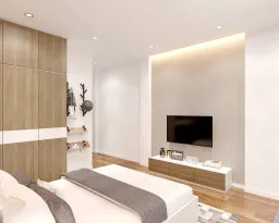 Phòng ngủ - Nhà phố Quận 11 268m2 - Phong cách Modern + Scandinavian 