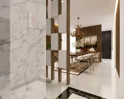 Phòng ăn - Nhà phố Quận 11 268m2 - Phong cách Modern + Scandinavian 