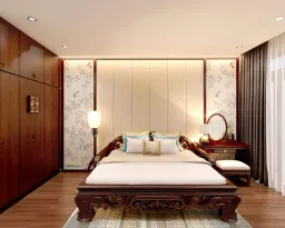 Phòng ngủ - Nhà phố Quận 11 268m2 - Phong cách Modern + Scandinavian 