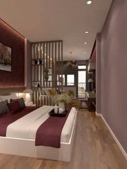 Phòng ngủ - Nhà phố Bình Thạnh - Phong cách Modern 