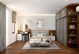 Phòng ngủ - Nhà phố Bình Dương - Phong cách Modern + Scandinavian 