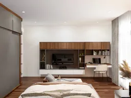 Phòng ngủ - Nhà phố Bình Dương - Phong cách Modern + Scandinavian 