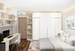 Phòng ngủ - Nhà phố Bình Dương - Phong cách Modern + Scandinavian 