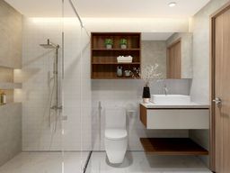 Phòng tắm - Nhà phố Bình Dương - Phong cách Modern + Scandinavian 