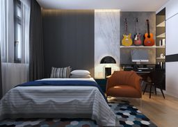 Phòng ngủ - Căn hộ Gold View Quận 4 - Phong cách Neo Classic 