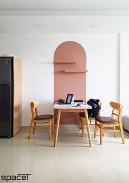 Phòng ăn - Căn hộ Citisoho Quận 2 - Phong cách Scandinavian + Color Block 