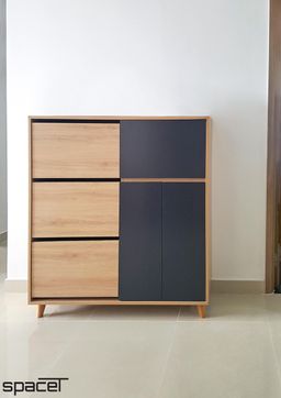 Lối vào - Căn hộ Citisoho Quận 2 - Phong cách Scandinavian + Color Block 