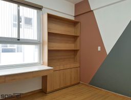 Phòng làm việc - Căn hộ Citisoho Quận 2 - Phong cách Scandinavian + Color Block 