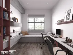 Phòng làm việc - Căn hộ D'Lusso Quận 2 - Phong cách Modern 