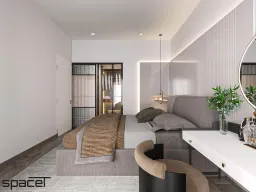 Phòng ngủ - Căn hộ D'Lusso Quận 2 - Phong cách Modern 