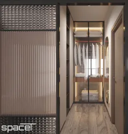 Phòng thay đồ - Căn hộ D'Lusso Quận 2 - Phong cách Modern 