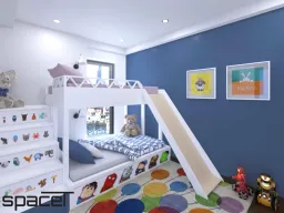 Phòng cho bé - Phòng trẻ em Căn hộ Sunrise City Central - Phong cách Modern 