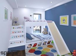 Phòng cho bé - Phòng trẻ em Căn hộ Sunrise City Central - Phong cách Modern 