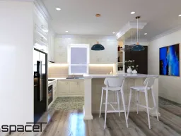 Phòng bếp - Căn hộ Sunrise Cityview Quận 7 - Phong cách Neo Classic 