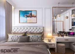 Phòng ngủ - Căn hộ Sunrise Cityview Quận 7 - Phong cách Neo Classic 