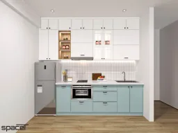Phòng bếp - Cải tạo bếp Căn hộ Citisoho Quận 2 15m2 - Phong cách Modern 