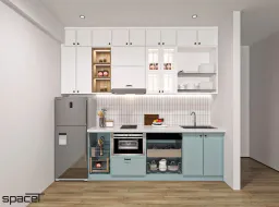 Phòng bếp - Cải tạo bếp Căn hộ Citisoho Quận 2 15m2 - Phong cách Modern 