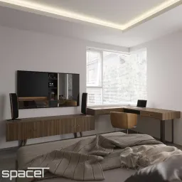 Phòng ngủ - Phòng ngủ Villa Hoàng Quốc Việt Quận 7 - Phong cách Modern 
