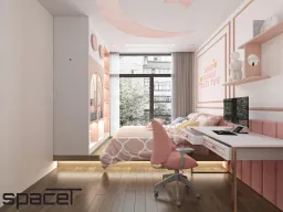 Phòng cho bé - Căn hộ Vinhomes Central Park - Phong cách Neo Classic 