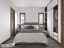 Phòng ngủ - Căn hộ Stown Bình Dương - Phong cách Modern 