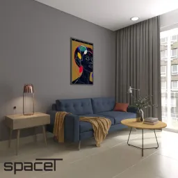 Phòng khách - Căn hộ Sky 89 Quận 7 - Phong cách Modern 