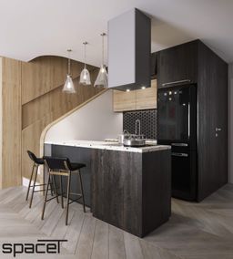 Phòng bếp - Căn hộ duplex Ricca Quận 9 - Phong cách Modern 