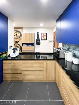 Phòng bếp - Căn hộ Hoàng Anh Giai Việt Quận 8 - Phong cách Modern 