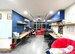 Phòng làm việc - Căn hộ Hoàng Anh Giai Việt Quận 8 - Phong cách Modern 
