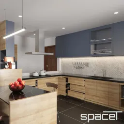Phòng bếp - Căn hộ Hoàng Anh Giai Việt Quận 8 85m2 - Phong cách Modern 