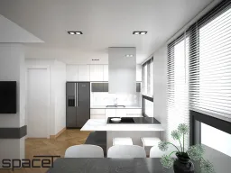 Phòng bếp, Phòng ăn - Căn hộ duplex Sunshine Diamond River - Phong cách Modern + Minimalist 