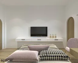 Phòng ngủ - Nhà phố Quận 6 - Phong cách Scandinavian + Color Block 