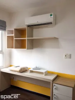 Phòng ngủ - Cải tạo Căn hộ SaigonLand Bình Thạnh - Phong cách Color Block 
