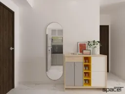 Lối vào - Căn hộ Happy One Bình Dương - Phong cách Color Block 