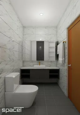 Phòng tắm - Căn hộ Saigon Pearl Bình Thạnh - Phong cách Modern + Minimalist 