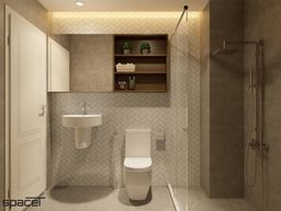 Phòng tắm - Nhà phố Quận 1 45m2 - Phong cách Modern + Scandinavian 