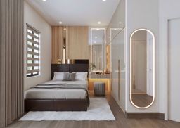 Phòng ngủ - Nhà phố Quận 7 200m2 - Phong cách Modern 