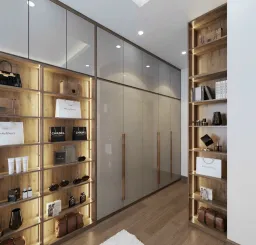Phòng ngủ - Nhà phố Quận 7 200m2 - Phong cách Modern 
