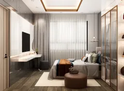 Phòng ngủ - Căn hộ Masteri Thảo Điền Quận 2 - Phong cách Modern 