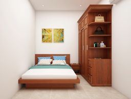 Phòng ngủ - Nhà phố Gò Vấp 200m2 - Phong cách Neo Classic 