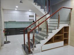 Cầu thang - Nhà phố Thủ Đức 100m2 - Phong cách Modern 