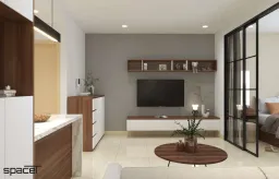 Phòng khách - Căn hộ Sunrise City Quận 7 - Phong cách Modern 