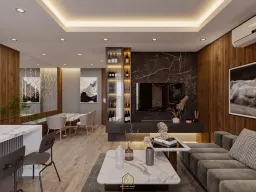Phòng khách - Căn hộ chung cư Hà Đô Nguyễn Văn Công - Phong cách Modern 