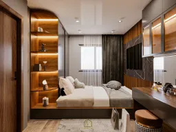 Phòng ngủ - Căn hộ chung cư Hà Đô Nguyễn Văn Công - Phong cách Modern 