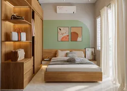 Phòng ngủ Nhà phố Lương Văn Can Quận 8 - Phong cách Color Block