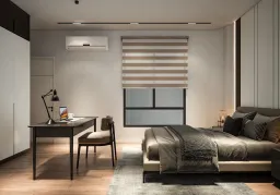 Phòng ngủ, Phòng làm việc - Nhà phố đường Phạm Văn Bạch - Phong cách Modern 