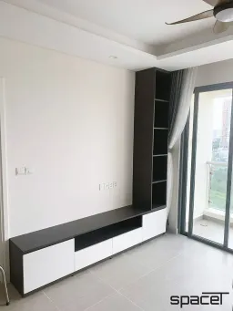 Phòng khách - Căn hộ Canary (Diamond Island Quận 2) - Phong cách Modern 
