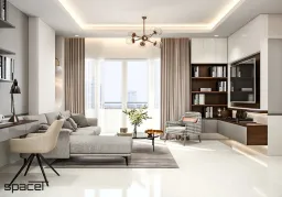 Phòng khách - Căn hộ chung cư Orient Apartment - Phong cách Modern 