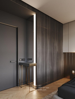 Phòng ngủ - Căn hộ Vinhomes Golden River - Phong cách Modern 