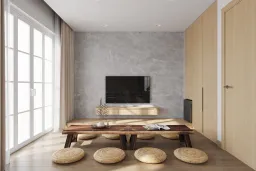 Phòng ngủ - Nhà phố liền kề NovaWorld Phan Thiết - Phong cách Japandi 